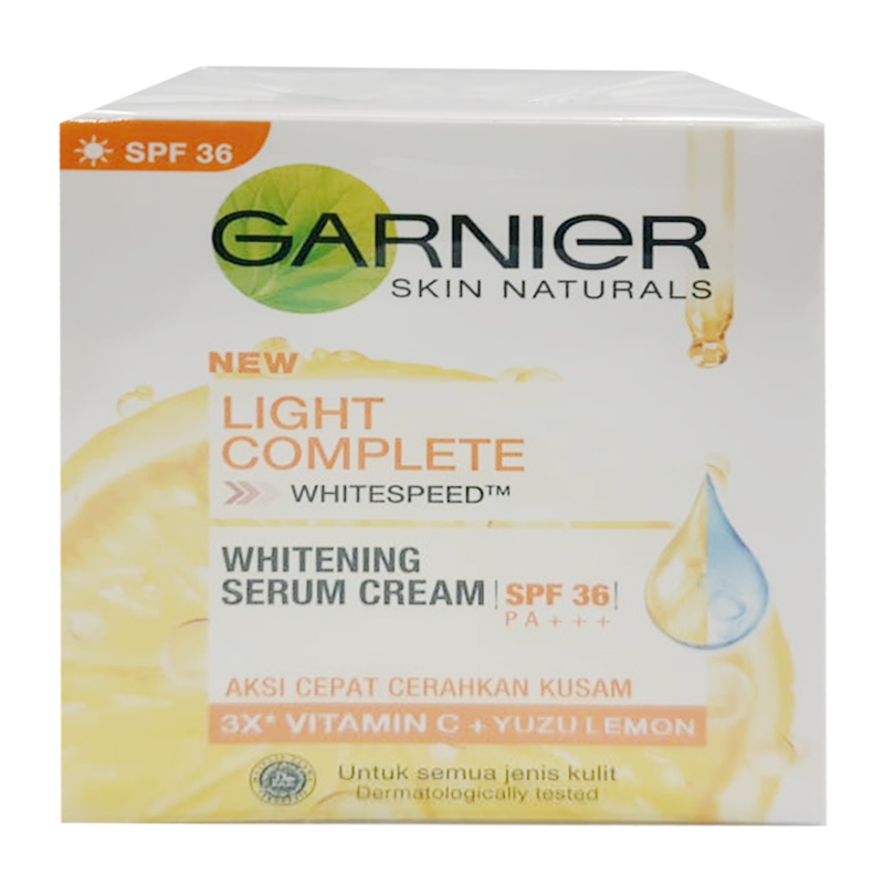 garnier serum cream sunscreen