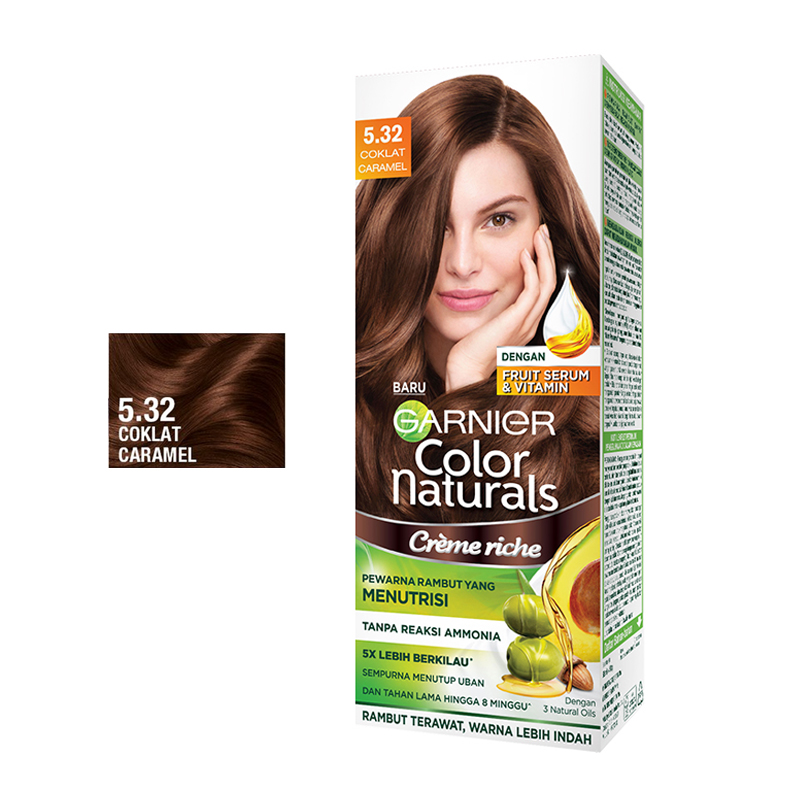 Garnier Color Naturals 5.32 Coklat Caramel | Gogobli