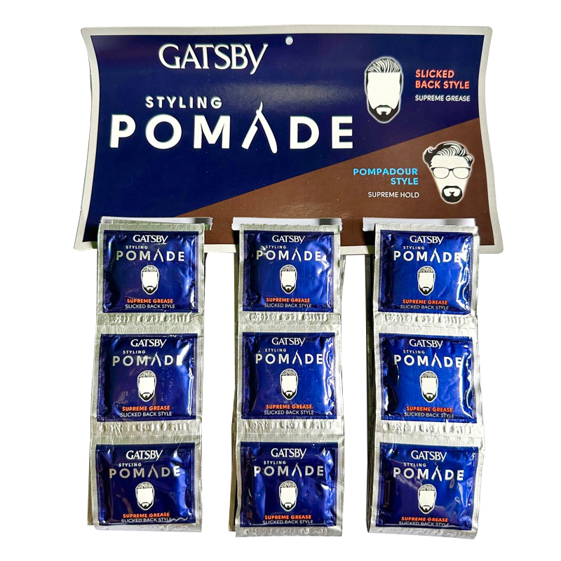 Gatsby Styling Pomade Supreme Grease 6gr X 12 Sachet | Gogobli