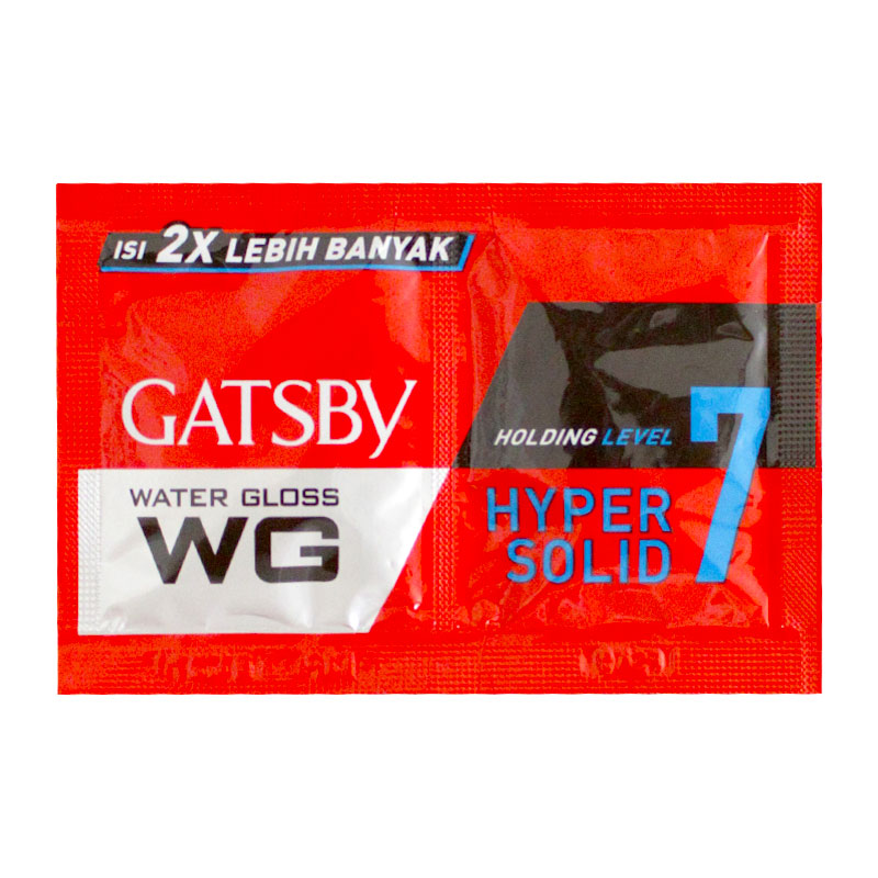 Gatsby Water Gloss Hyper Solid Double 5gr X 2 Sachet | Gogobli