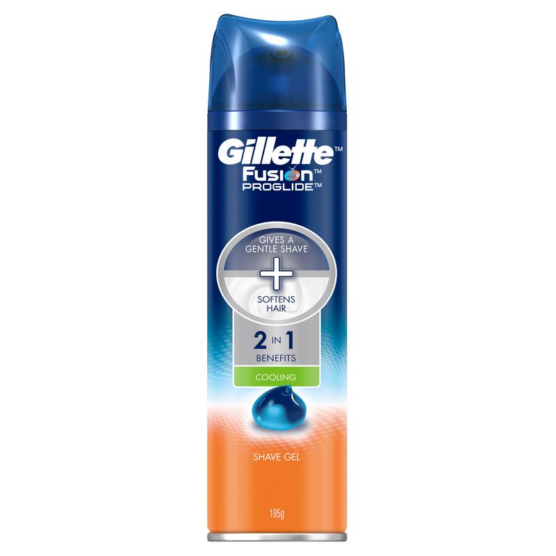 Gillette Fusion Proglide Gel Shave Cool 195gr | gogobli