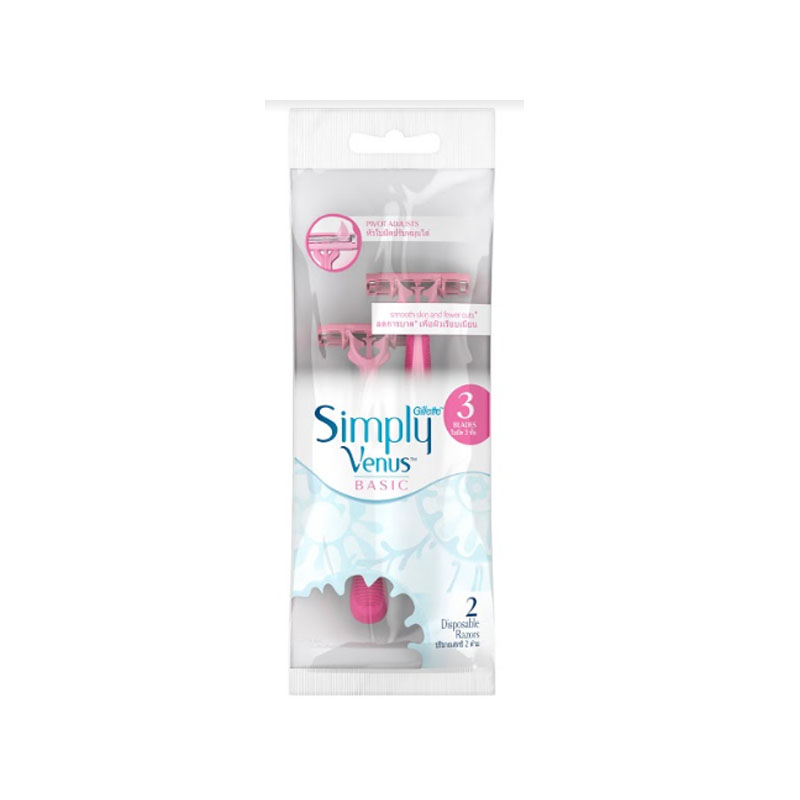 Gillette Pisau Cukur Simply Venus Basic Isi 2 | Gogobli