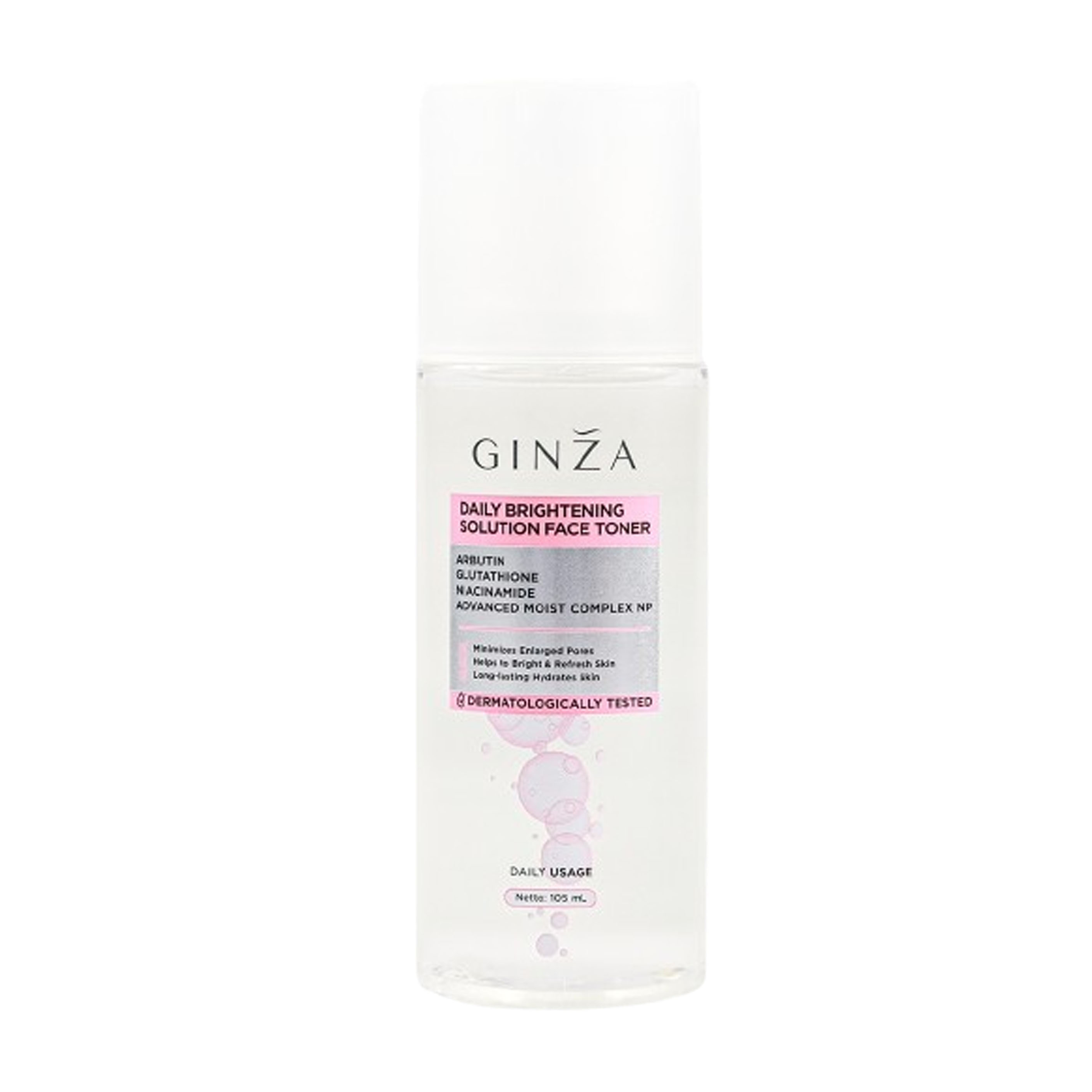 Ginza Daily Brightening Solution Face Toner 105ml | Gogobli