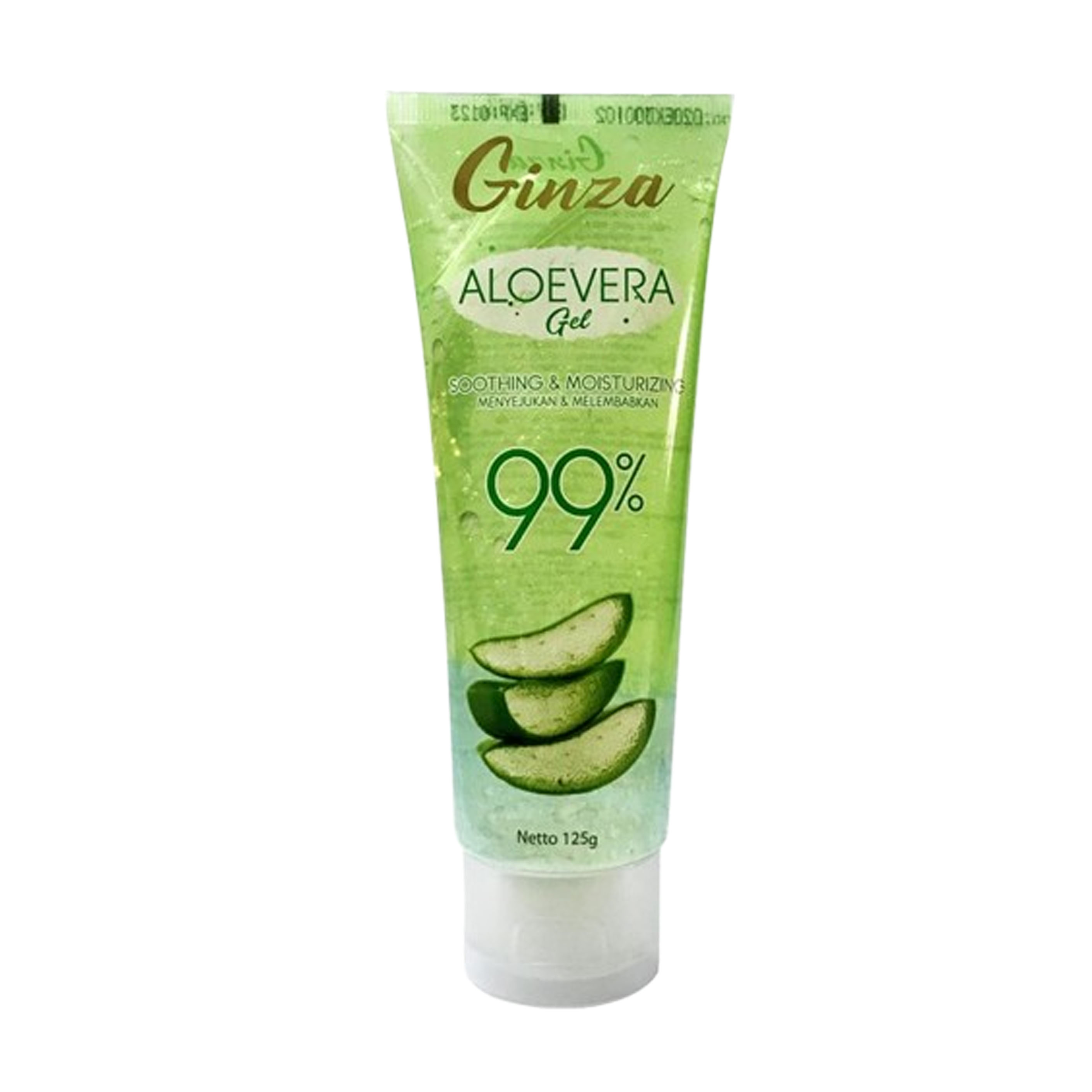 Ginza Aloevera Gel Soothing & Moisturizing 99% 125gr | Gogobli