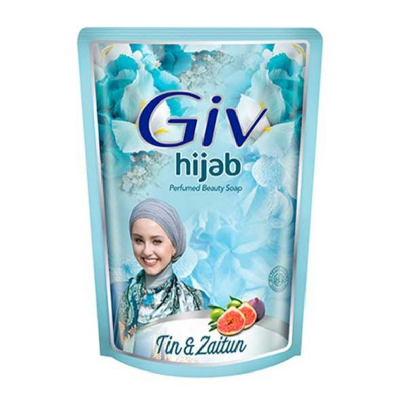 GIV Hijab Perfumed Beauty Soap Tin And Zaitun Pouch 450ml | Gogobli