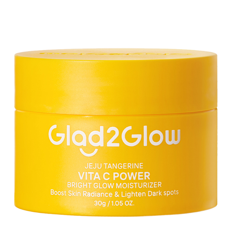 Glad2Glow Jeju Tangerine Vita C Power Bright Glow Moisturizer 30gr | Gogobli