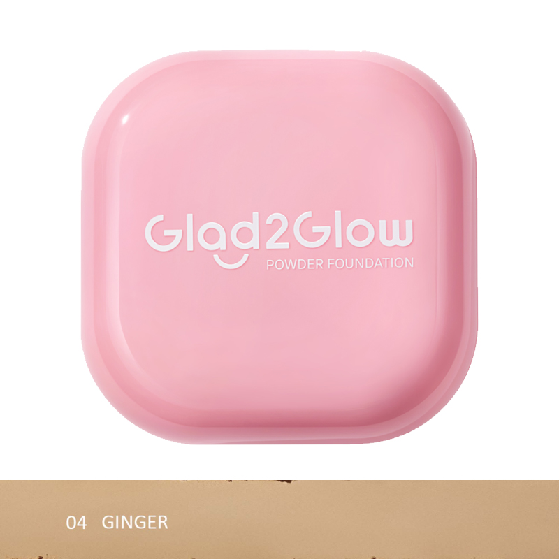 Glad2Glow Perfect Blurring Powder Foundation 04 Ginger 8.5gr | Gogobli