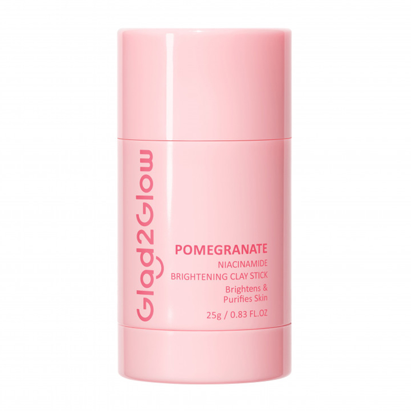 Glad2Glow Pomegranate Niacinamide Brightening Clay Stick 25gr | Gogobli