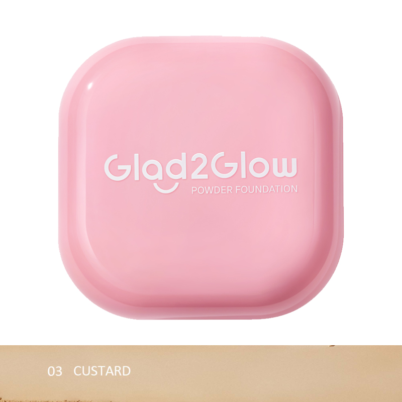 Glad2Glow Perfect Blurring Powder Foundation 03 Custard 8.5gr | Gogobli