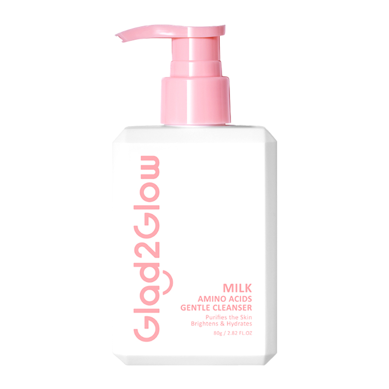 Glad2Glow Milk Amino Acid Gentle Cleanser 80ml | Gogobli