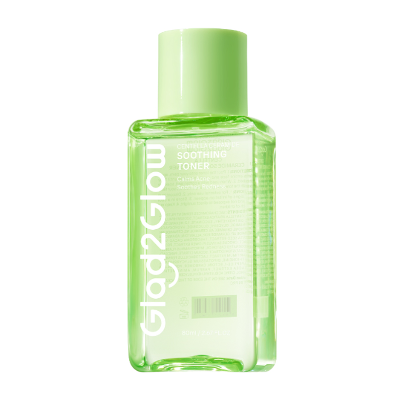 Glad2Glow Centella Ceramide Soothing Toner 80ml | Gogobli