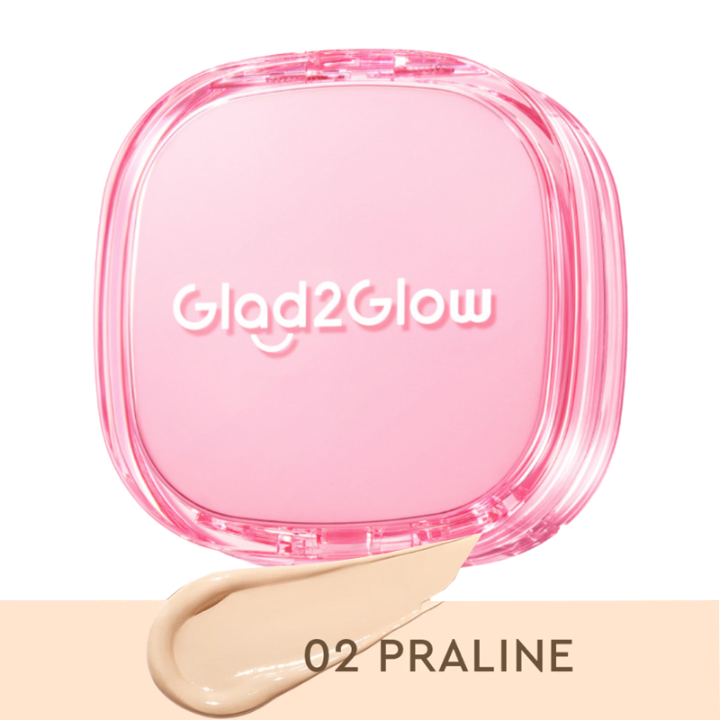 Glad2Glow Perfect Cover Cushion 02 Praline 11gr | Gogobli