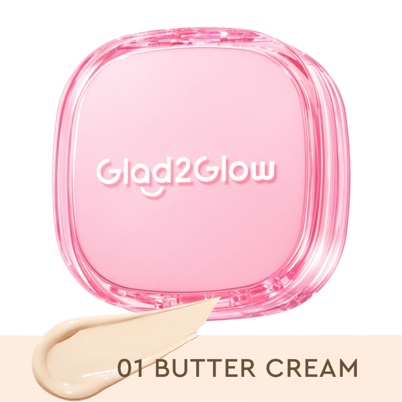 Glad2Glow Perfect Cover Cushion 01 Butter Cream 11gr | Gogobli