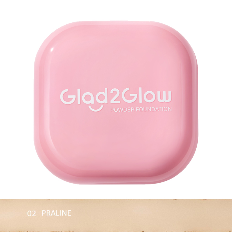 Glad2Glow Perfect Blurring Powder Foundation 02 Praline 8.5gr | Gogobli