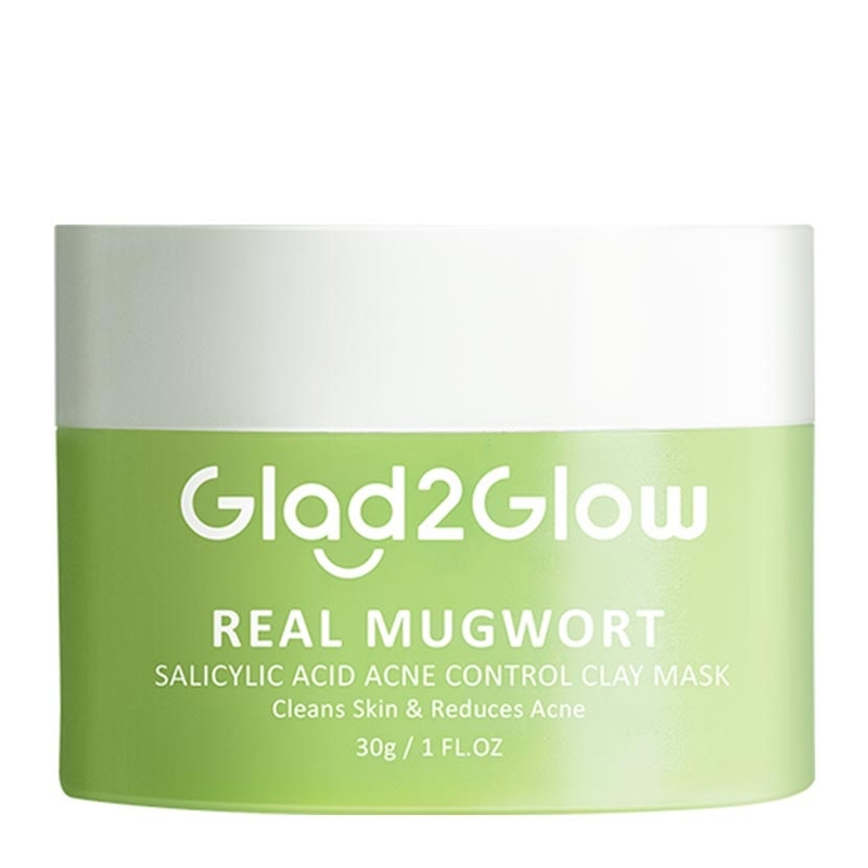 Glad2Glow Mugwort Salicylic Acid Acne Clay Mask 30gr | Gogobli