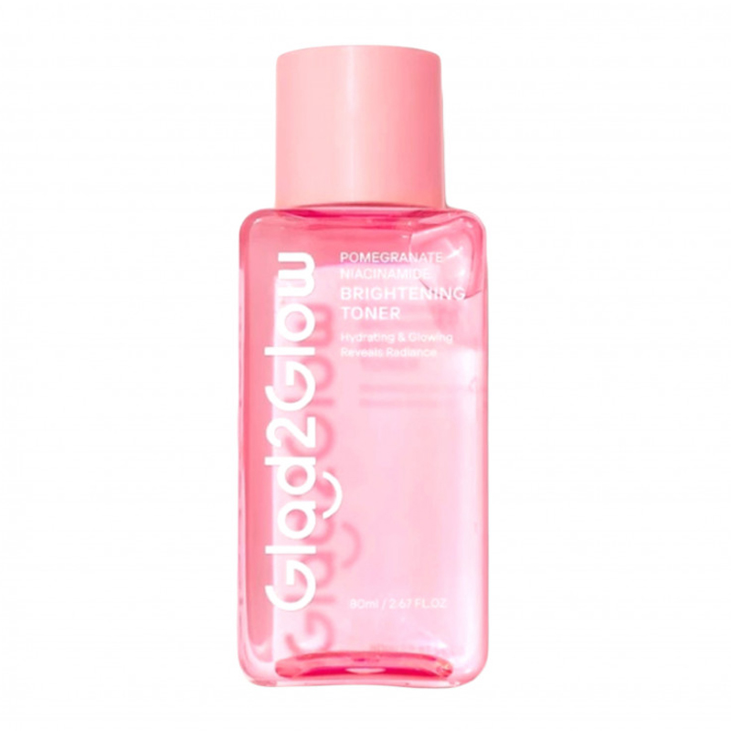Glad2Glow Pomegranate Niacinamide Brightening Toner 80ml | Gogobli