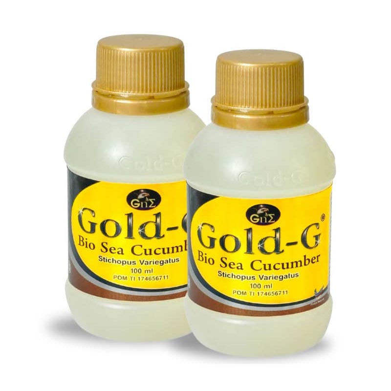 GNE Gold-G Bio Sea Cucumber 100ml (Bundle Isi 2pcs) | Gogobli