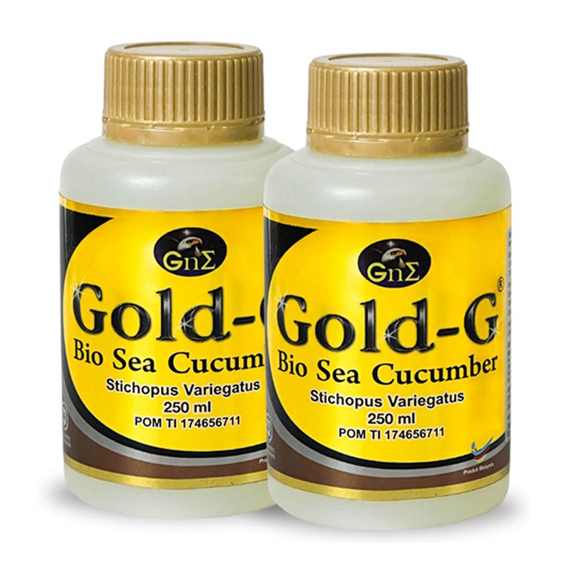 GNE Gold-G Bio Sea Cucumber 250ml (Bundle Isi 2pcs) | Gogobli