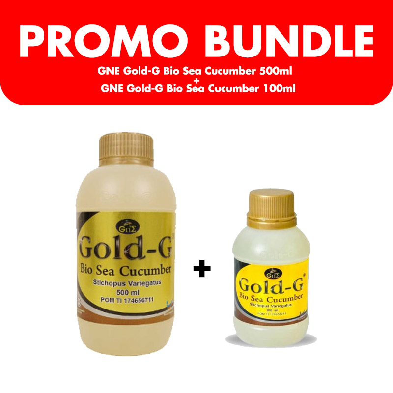 Gne Gold-G Bio Sea Cucumber 500ml (Paket Bundling 500ml+100ml) | Gogobli