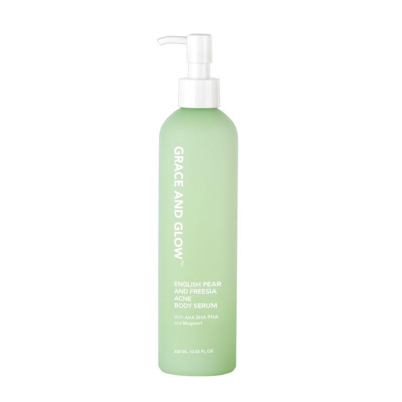 Grace And Glow Body Serum English Pear And Freesia Anti Acne 300ml | Gogobli