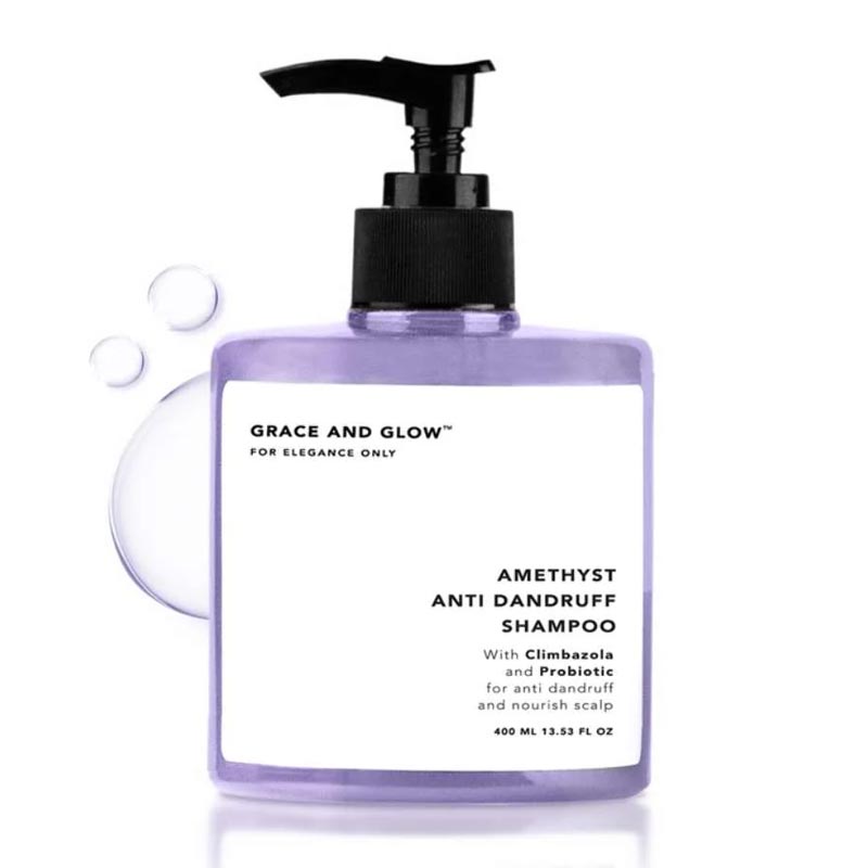 Grace And Glow Shampoo Amethyst Anti Dandruff 400ml | Gogobli