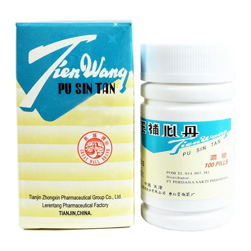 Great Wall Brand Tien Wang Pu Sin Tan 100 Pil | Gogobli