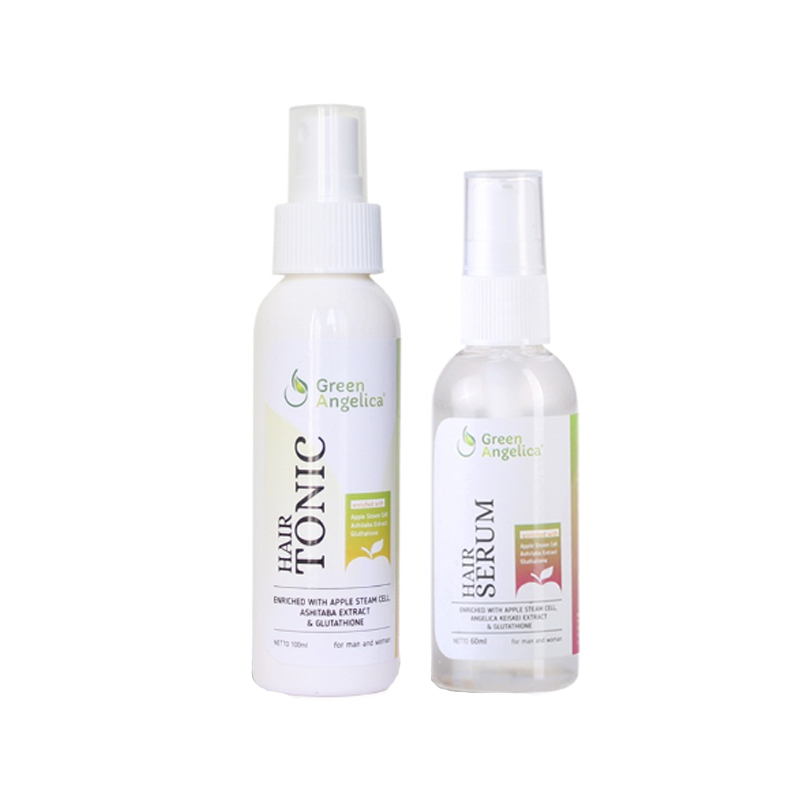 Green Angelica Paket Combo 1 (Serum + Hair Tonic) | Gogobli