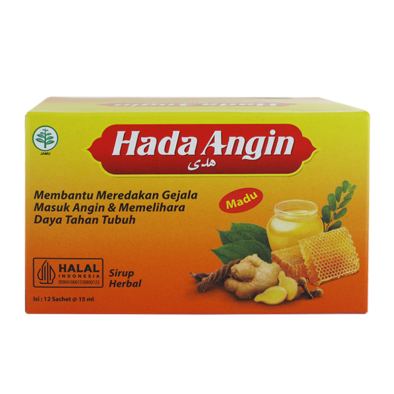 Hada Angin Sirup Herbal (12 Sachet @15ml) | Gogobli