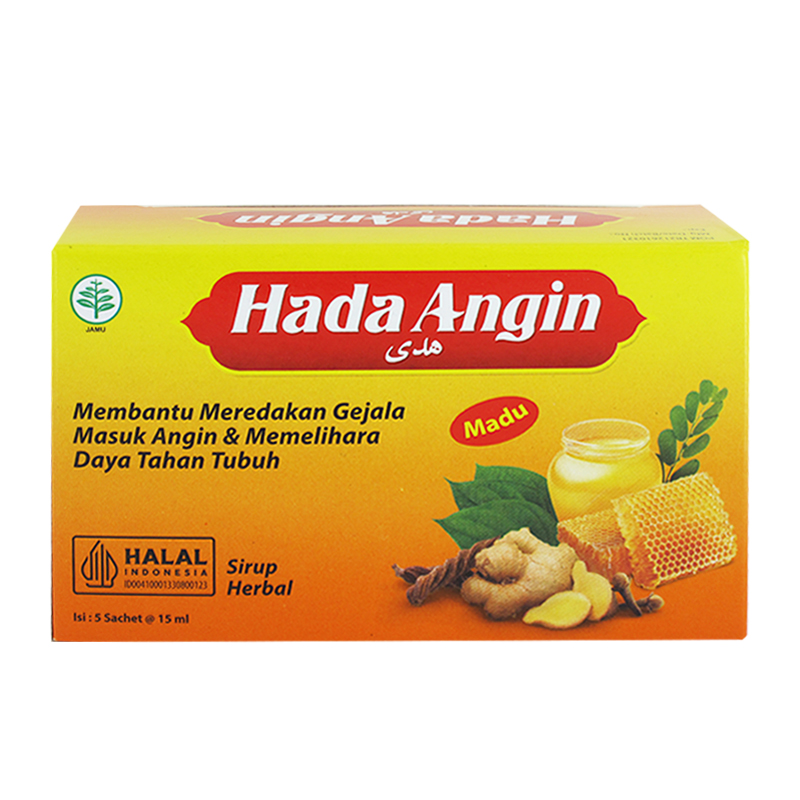 Hada Angin Sirup Herbal (5 Sachet @15ml) | Gogobli