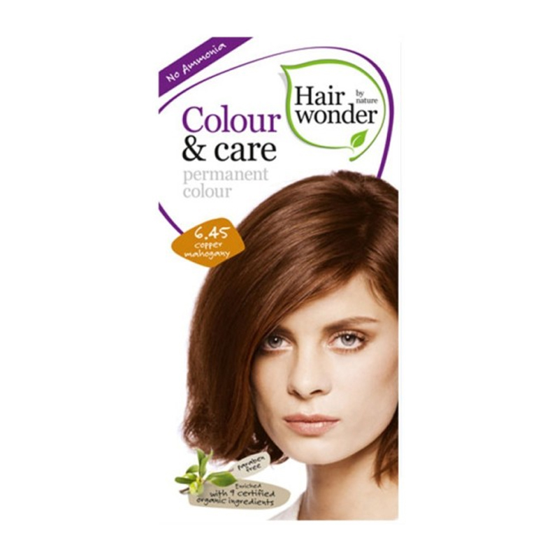 Hair Wonder Colour & Care Permanent Colour 6.45 Copper Mahogany 100ml | Gogobli