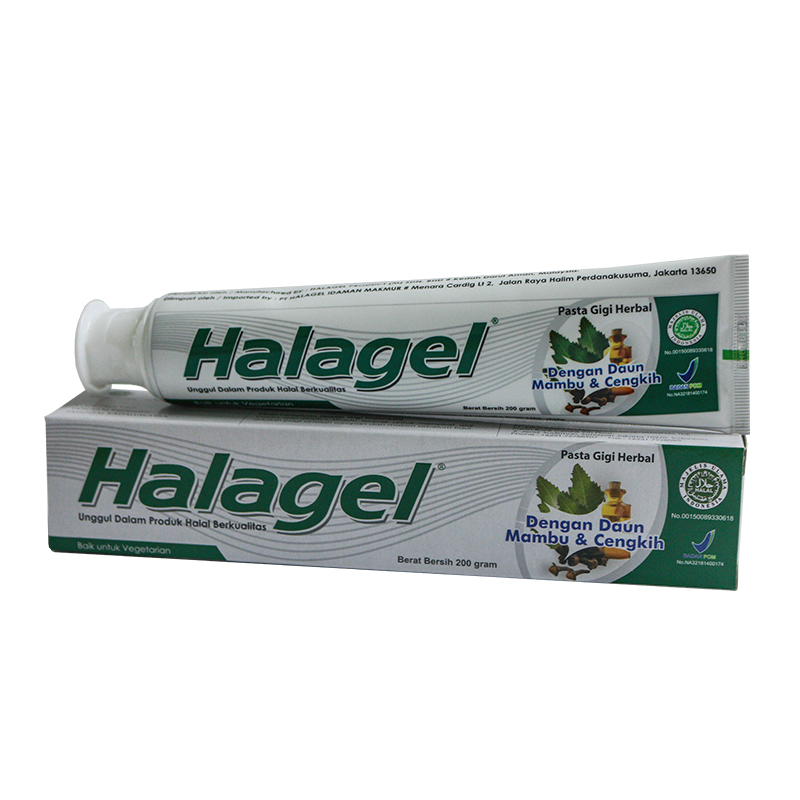 Halagel Pasta Gigi Herbal Daun Mambu Dan Cengkih 200gr | Gogobli