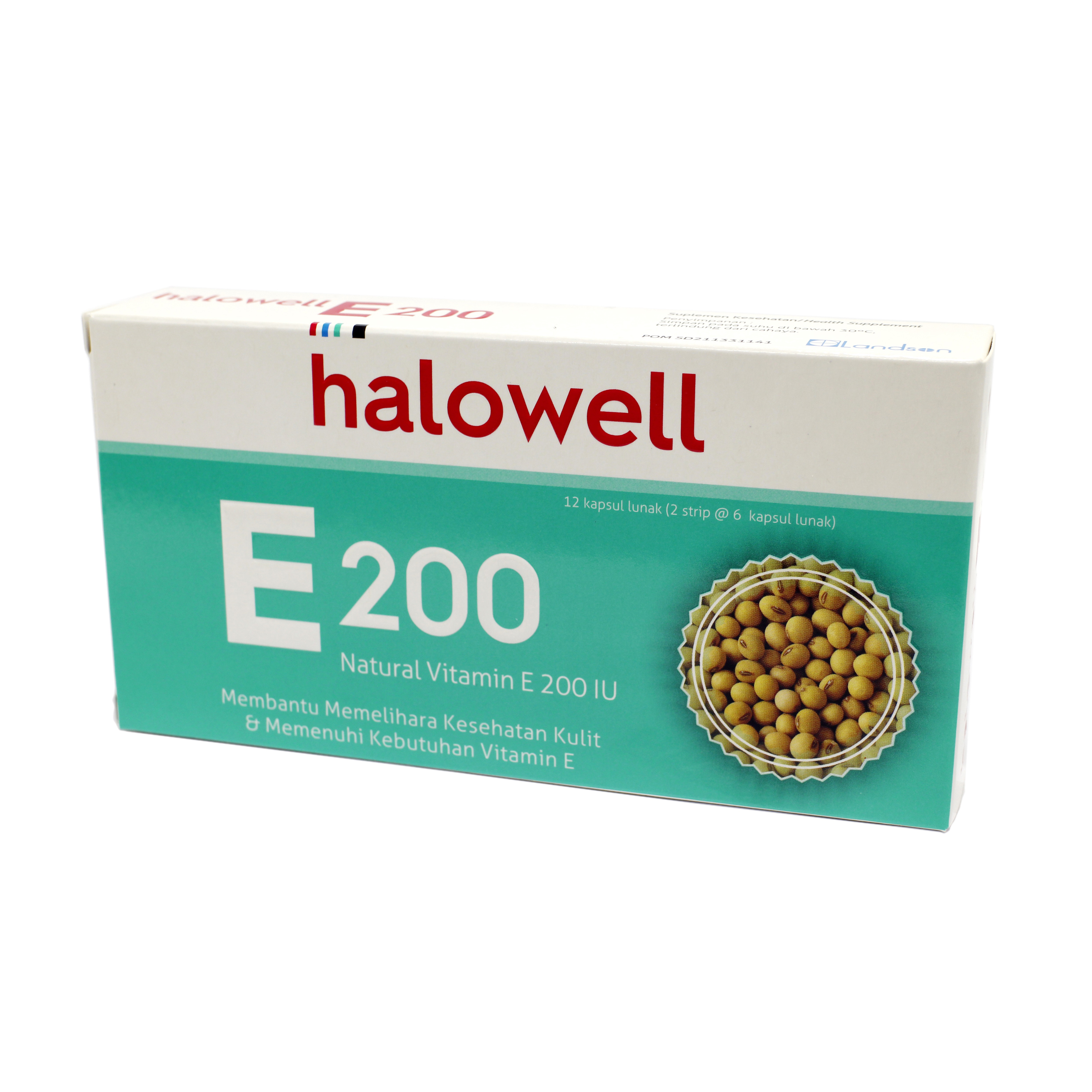 Halowell E 200 IU (2 Strip @ 6 Kapsul Lunak) | Gogobli