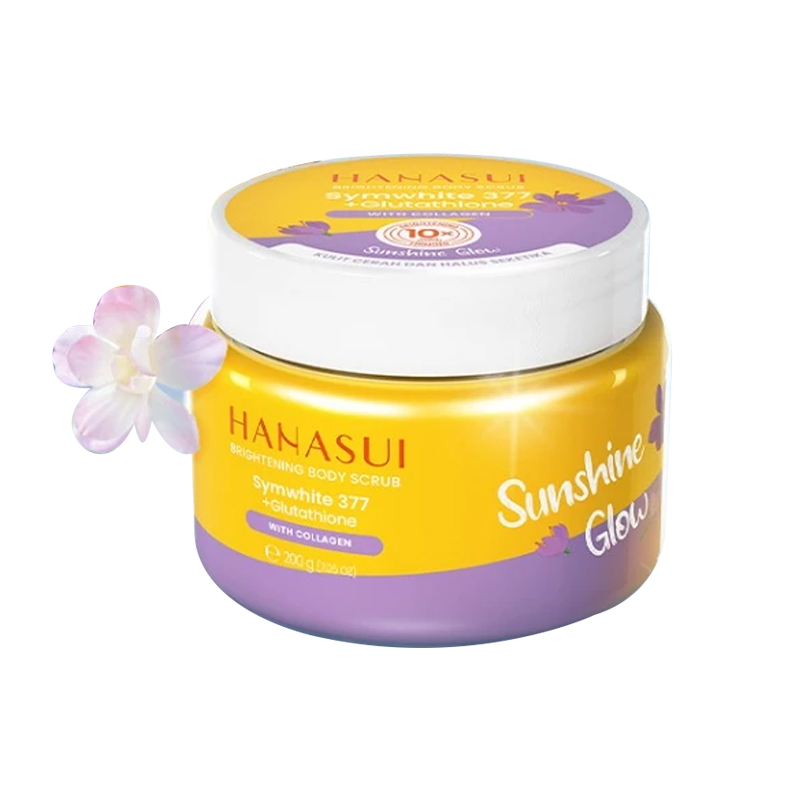 Hanasui Brightening Body Scrub Sunshine Glow 200gr | Gogobli