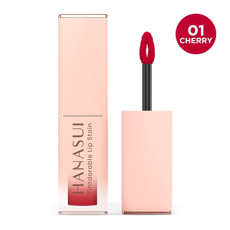 Hanasui Tintdorable Lip Stain 01 Cherry 3.5gr | Gogobli