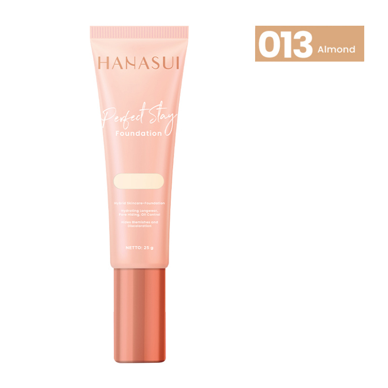 Hanasui Perfect Stay Foundation 013 Almond 25gr | Gogobli