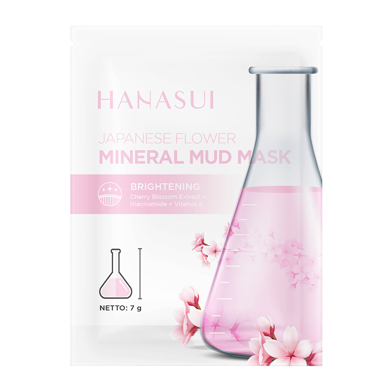 Hanasui Mineral Mud Mask Japanese Flower 7gr | Gogobli
