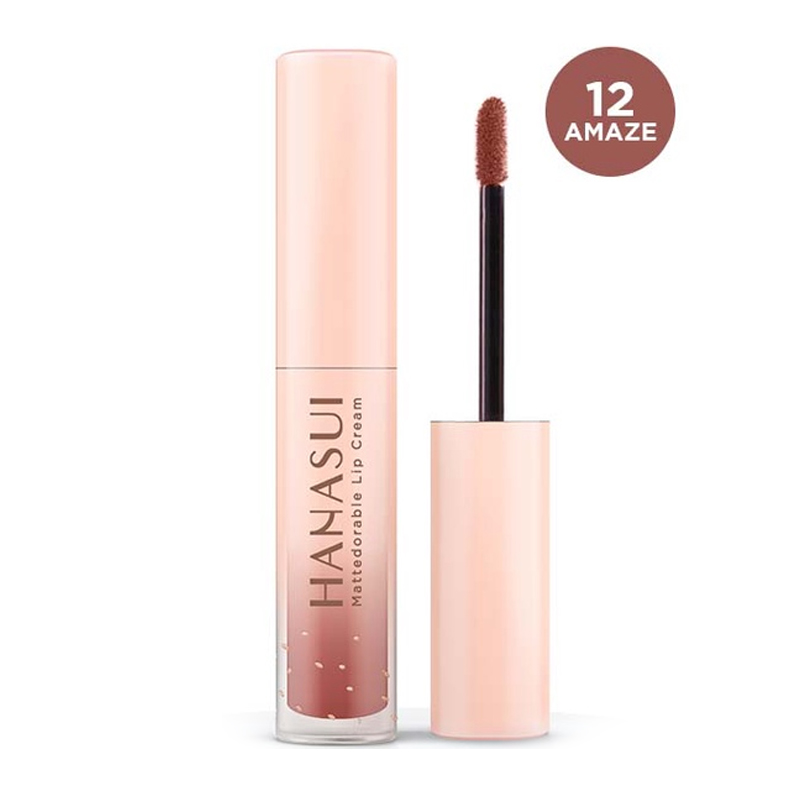 Hanasui Mattedorable Lip Cream 12 Amaze 4gr | Gogobli