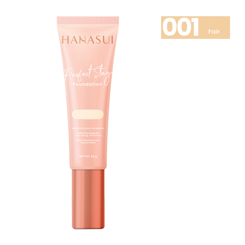 Hanasui Perfect Stay Foundation 001 Fair 25gr | Gogobli