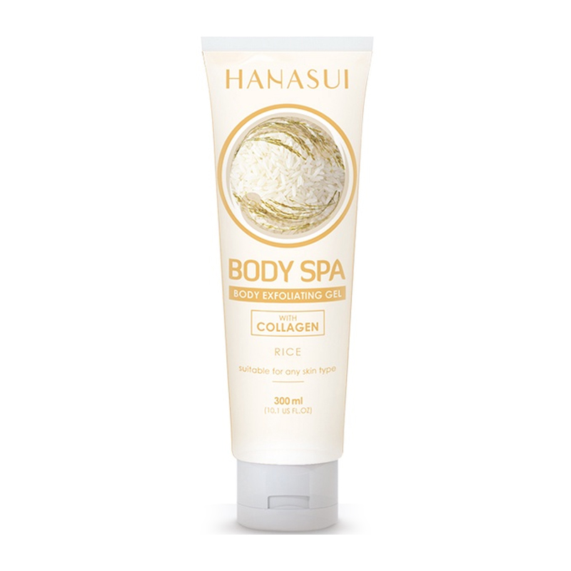 Hanasui Body Spa Exfoliating Gel Rice 300ml | Gogobli