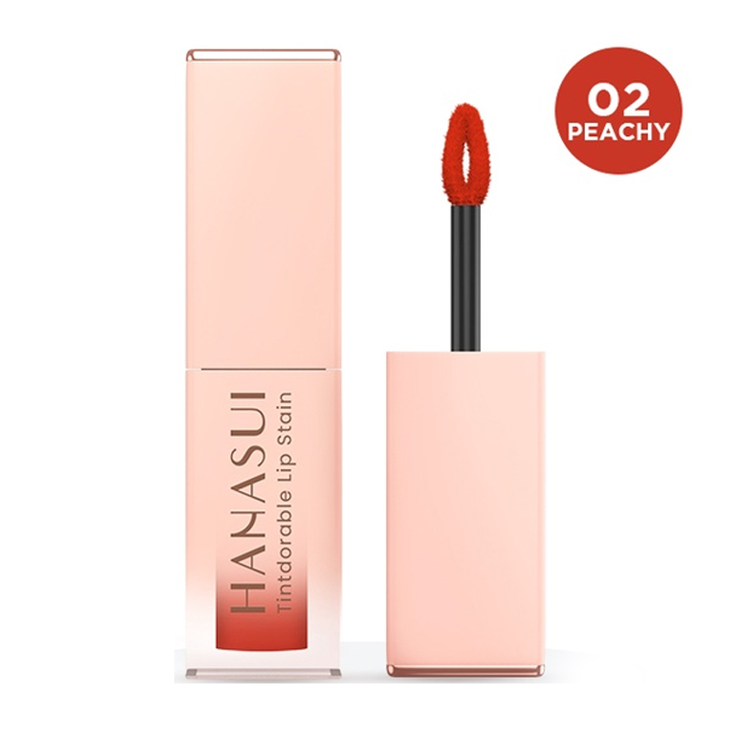 Hanasui Tintdorable Lip Stain 02 Peachy 3.5gr | Gogobli