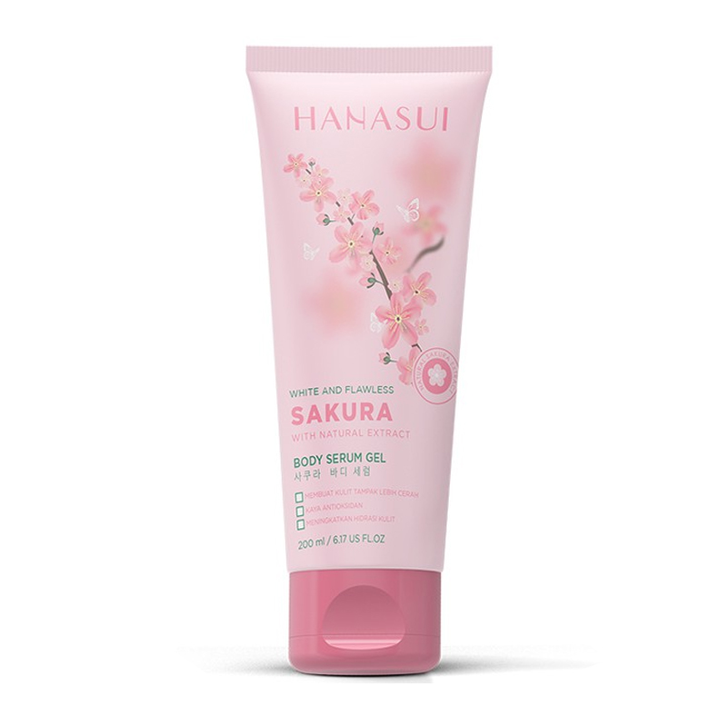 Hanasui Sakura Body Serum Gel 200ml | Gogobli