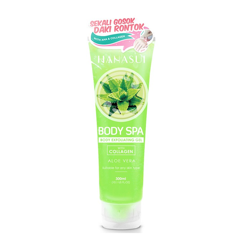 Hanasui Body Spa Exfoliating Gel Aloe Vera 300ml | Gogobli