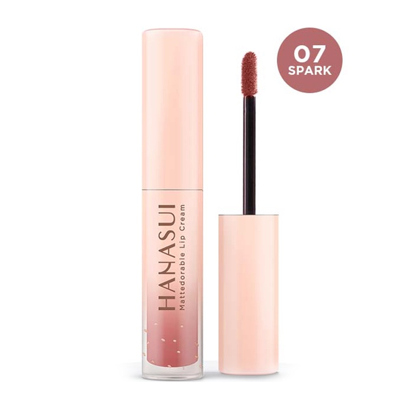 Hanasui Mattedorable Lip Cream 07 Spark 4gr | Gogobli