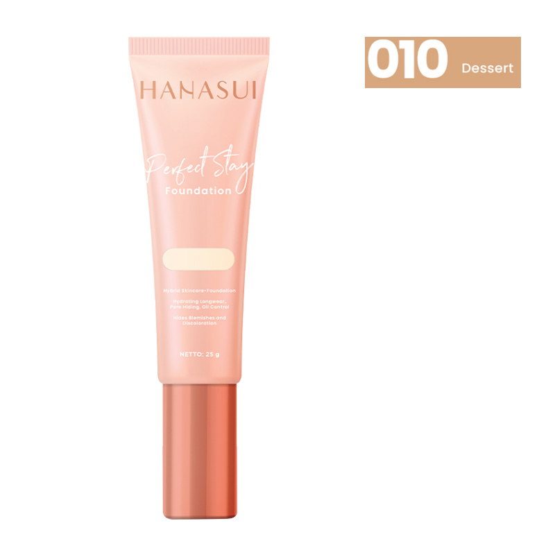 Hanasui Perfect Stay Foundation 010 Dessert 25gr | Gogobli