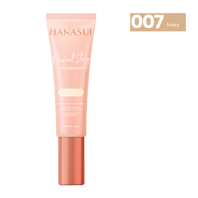 Hanasui Perfect Stay Foundation 007 Ivory 25gr | Gogobli