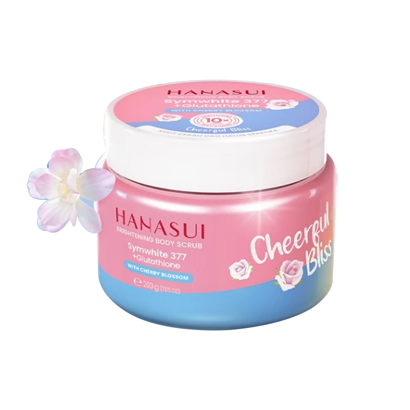Hanasui Brightening Body Scrub Cheerful Bliss 200gr | Gogobli