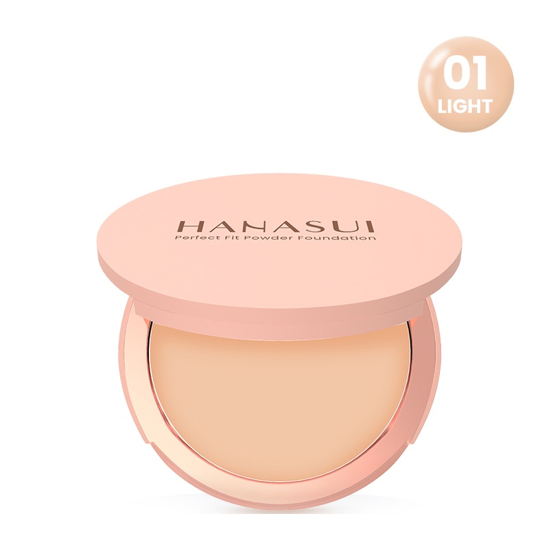 Hanasui Perfect Fit Powder Foundation 01 Light 12.5gr | Gogobli