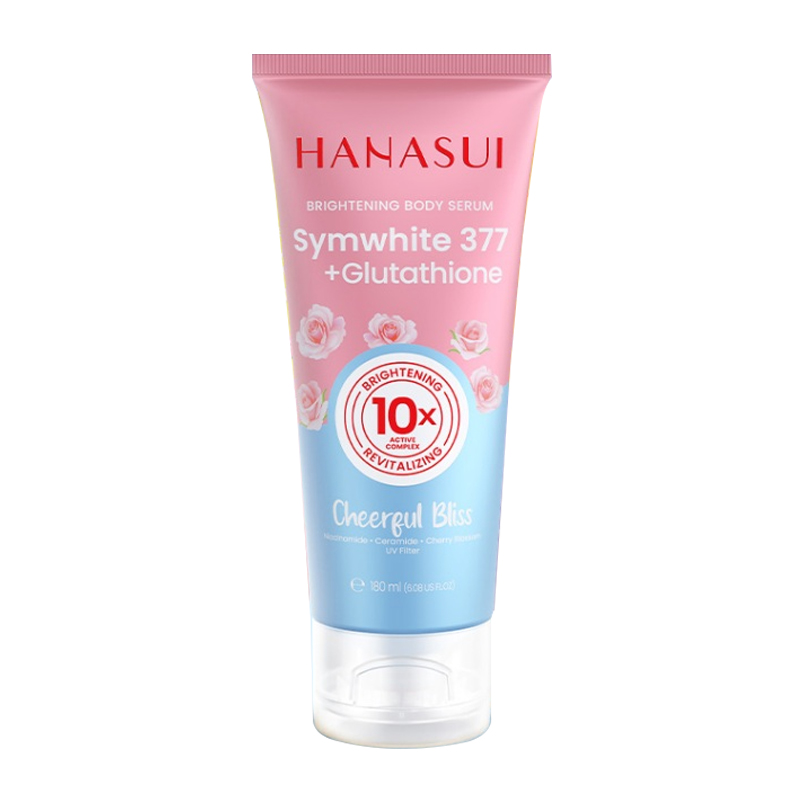 Hanasui Brightening Body Serum Symwhite 377 + Glutathione Cheerful Bliss 180ml | Gogobli