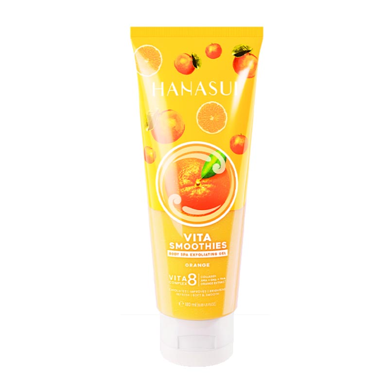 Hanasui Vita Smoothies Body Spa Exfoliating Gel Orange 180ml | Gogobli