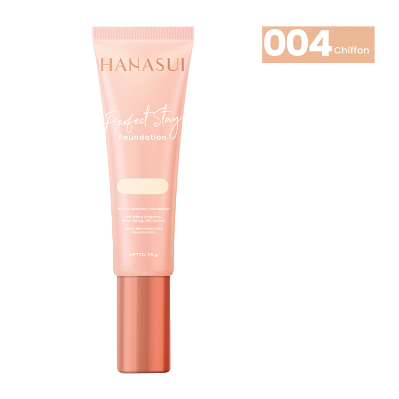 Hanasui Perfect Stay Foundation 004 Chiffon 25gr | Gogobli
